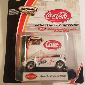 coca cola collectible car beetle convertible new